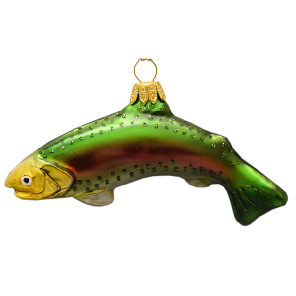 Regenboogforel kerstbal