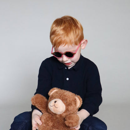 Lunettes de Soleil Bébé - CAT 4 - Léopard Transparent