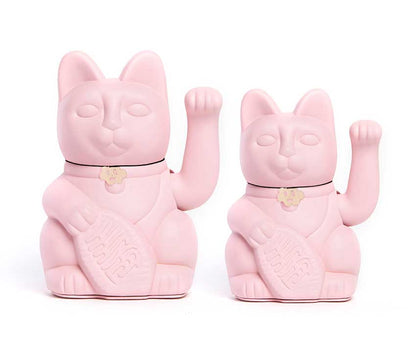 Chat Chanceux Rose Pâle