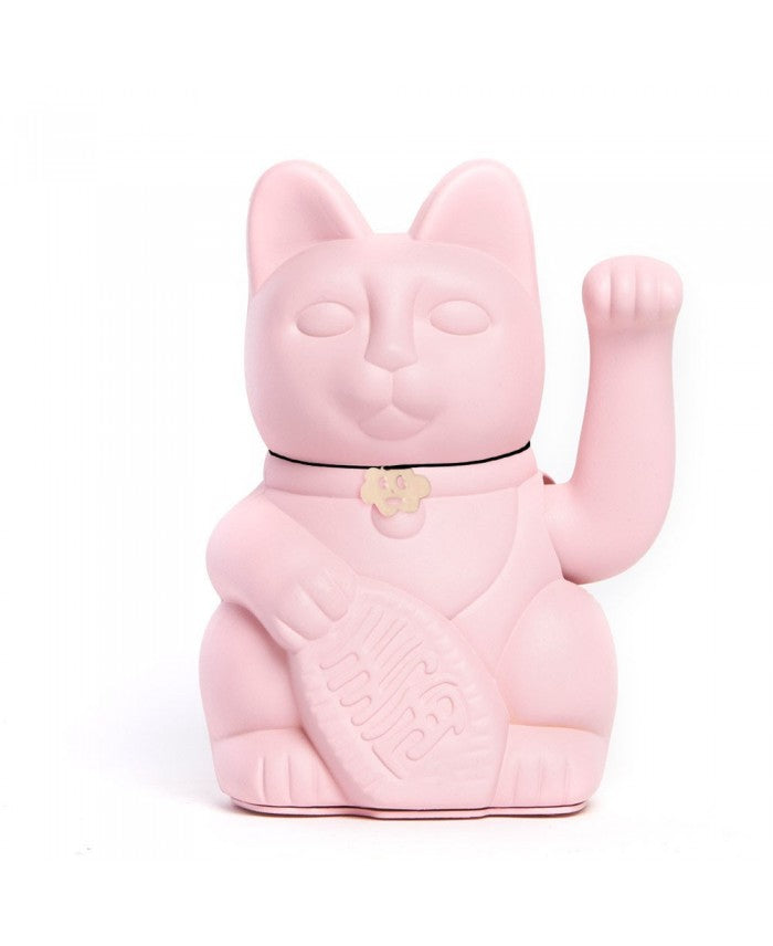 Chat Chanceux Rose Pâle