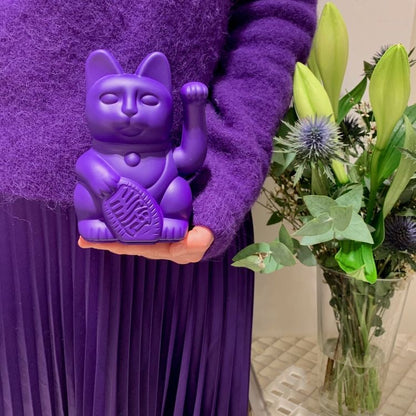 Chat Chanceux Violet