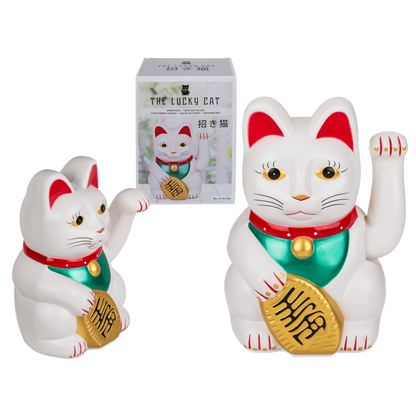 Chat Chanceux Classique Blanc