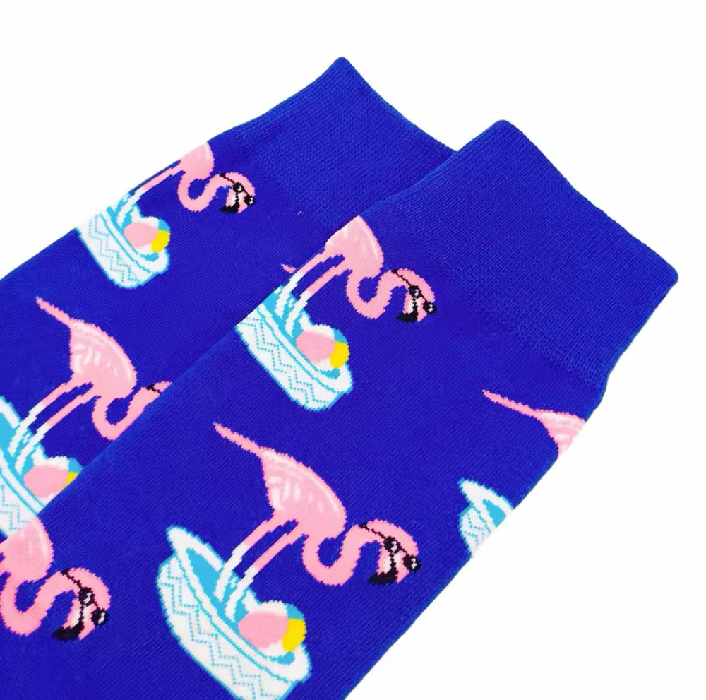 Chaussettes Flamant Lunettes de Soleil