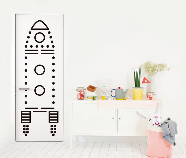 Chipsum slaapkamerdeursticker 
