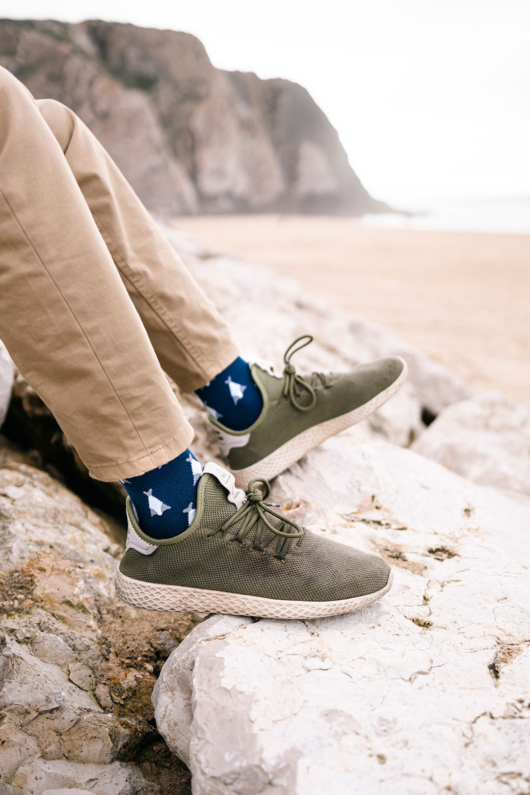 Chaussettes « Morues » – Bleu Marine
