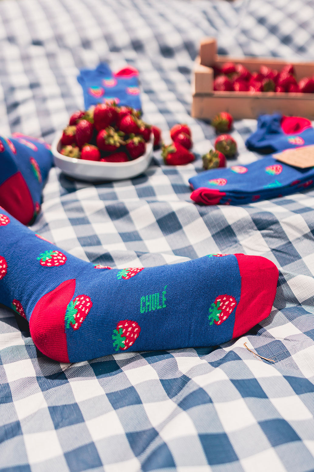 Chaussettes « Fraises »