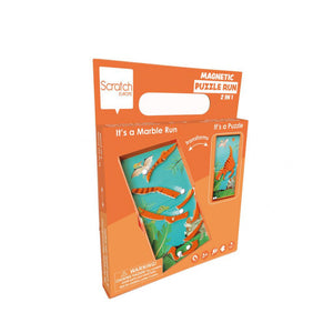 Circuit Billes & Puzzle Magnétique - Dinosaure