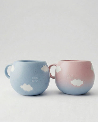 Ensemble Cloud Mix Sunset – 2 tasses 500 ml Maman & Papa chien