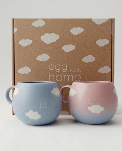 Ensemble Cloud Mix Sunset – 2 tasses 500 ml Maman & Papa chien