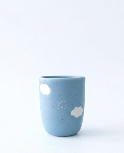 Cloud Mix Sunset Mug moyen 220 ml Chien Maman & Papa Blanc Ensemble 2 Pièces