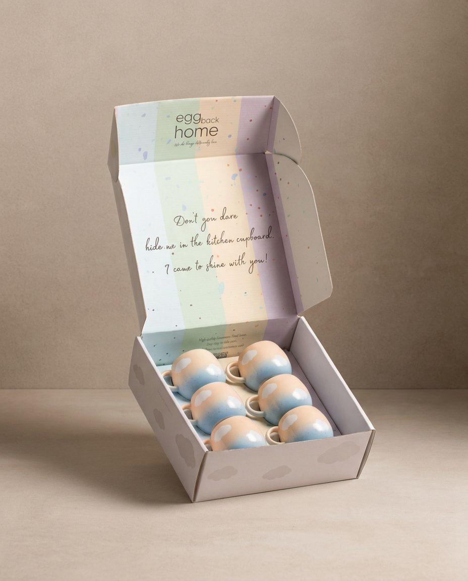 Cloud Tasse 90 ml 6 pièces, collection cadeau