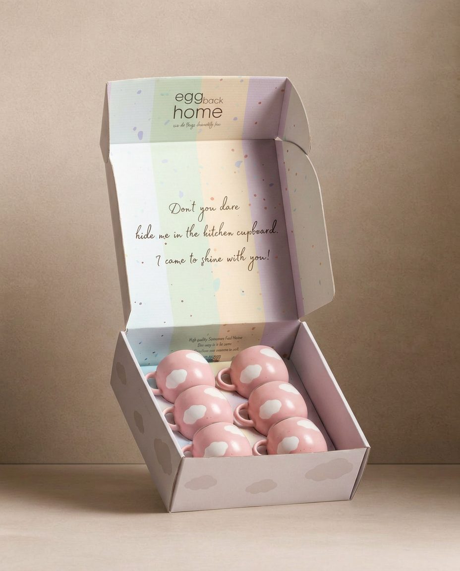 Cloud Tasse 90 ml 6 pièces, collection cadeau