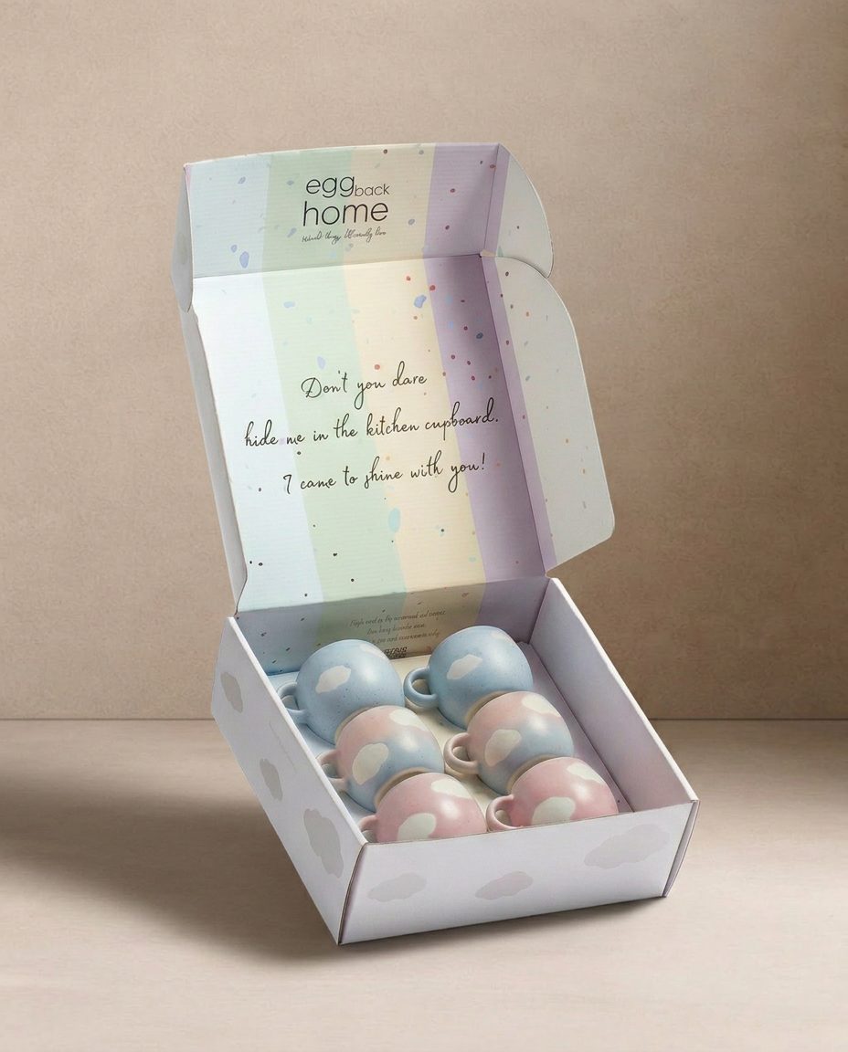 Cloud Tasse 90 ml 6 pièces, collection cadeau