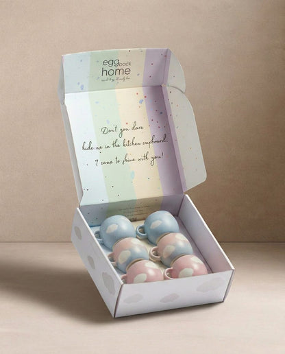 Cloud Tasse 90 ml 6 pièces, collection cadeau