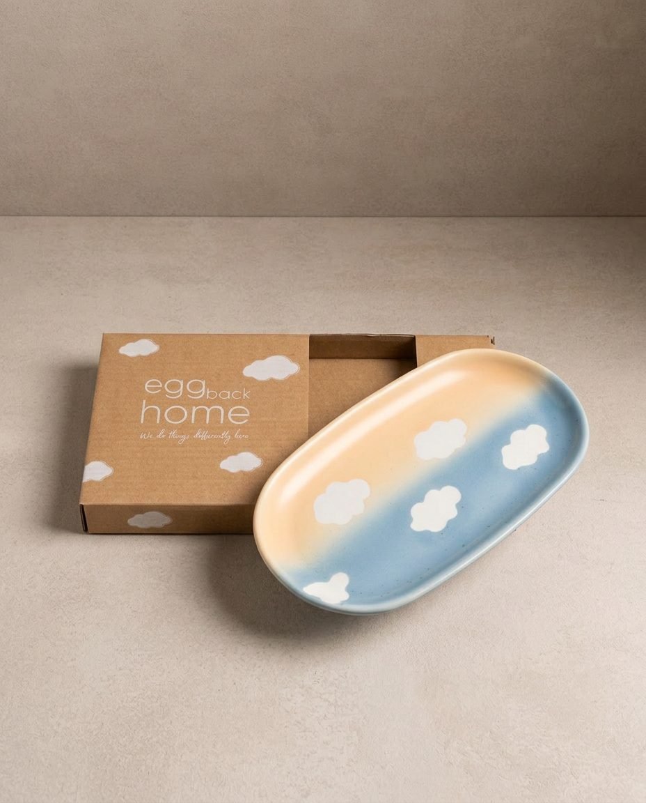 Cloud Peach Sky Mini-plateau