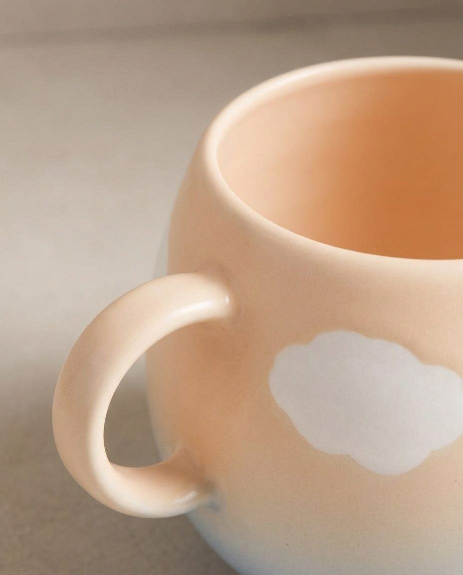 Mug Cloud Peach Sky en grès – 250 ml
