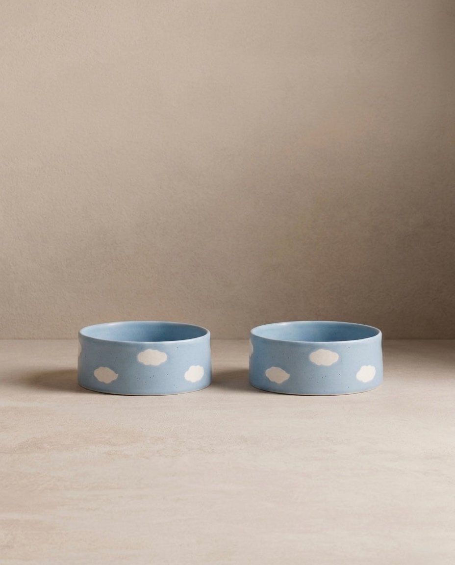 Cloud Pet Bowl 16,5cm 2 Pieces Set