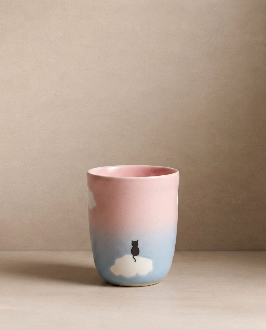 Cloud Sunset Mug moyen 220 ml Chat Maman