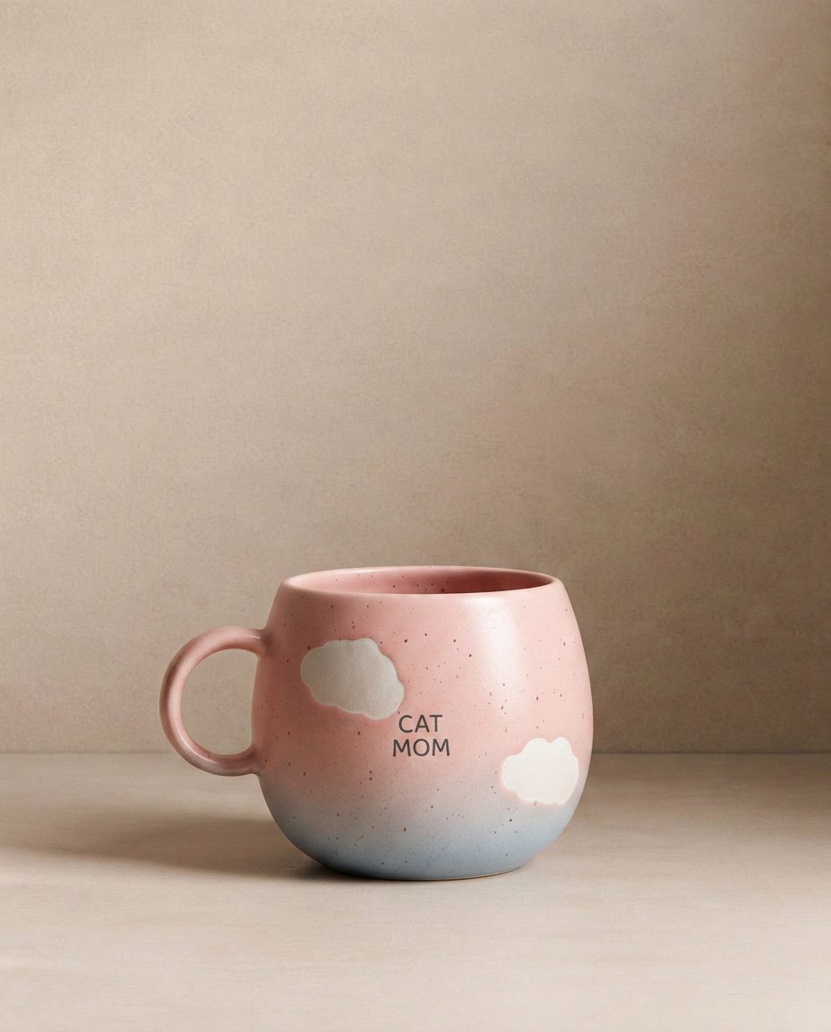 Cloud Sunset Mug 500ml Chat Maman