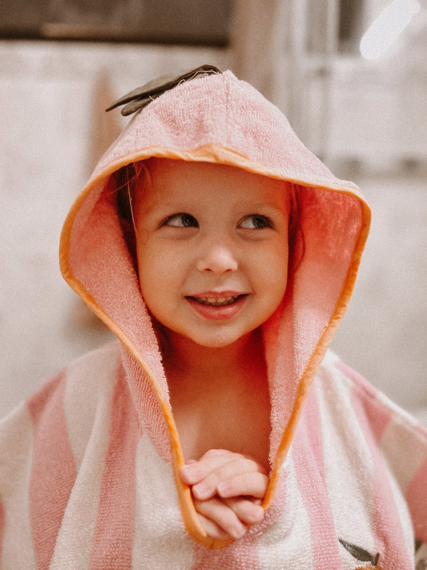 Kapuzenponcho Mandy Mandarin