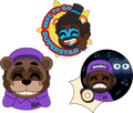 Set de pin's CoryxKenshin x FNAF