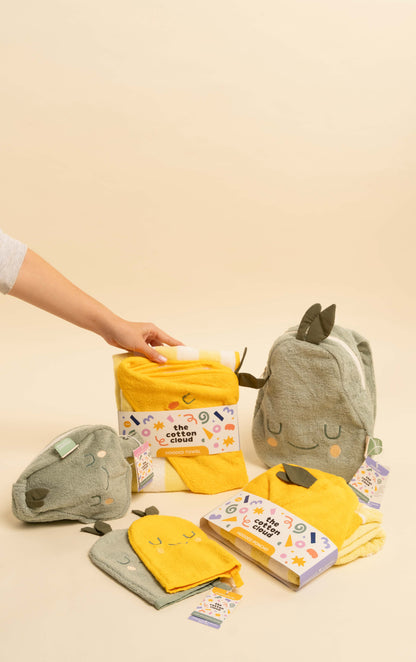 Sac à dos Lola Citron en coton éponge