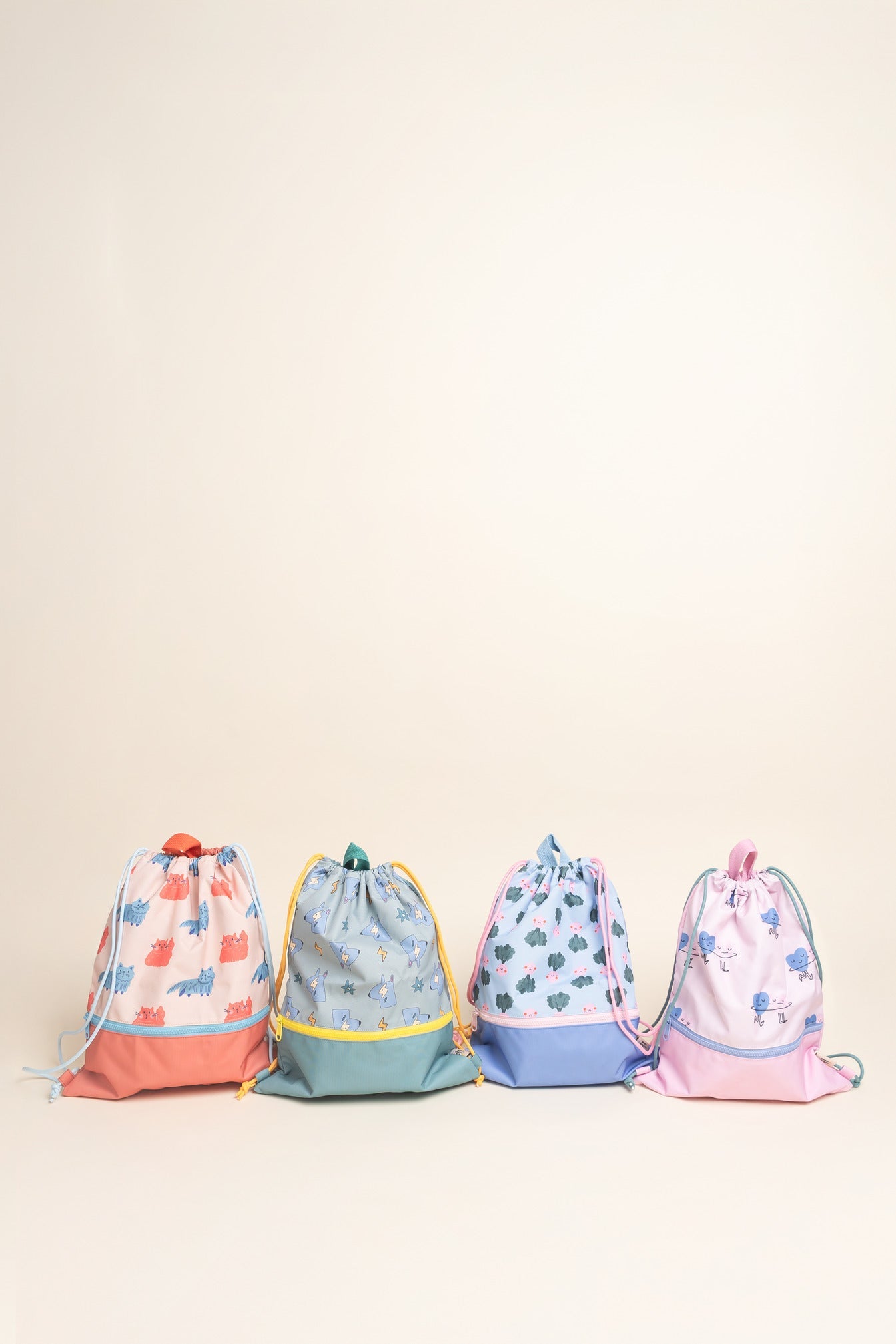 MEOWTIFUL CATS Drawstring Bag