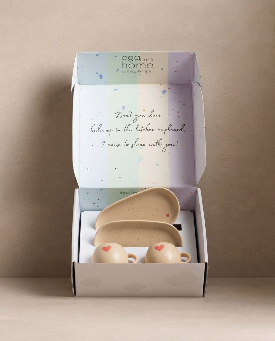 Café Cozy Hearts pour Deux en Grès Édition Limitée