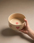 Cozy Hearts Gamelle pour animaux en grès 14 cm, ensemble de 2 pièces