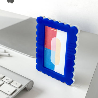 Cadre Photo Mini Vagues Bleues Helio Ferretti Vue 1