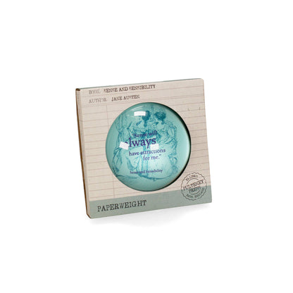 Doosvormige briefgewicht (70 mm) - Pulteney Press (Jane Austen)