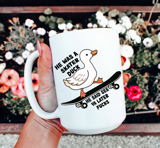Mug Canard "Skater Duck"