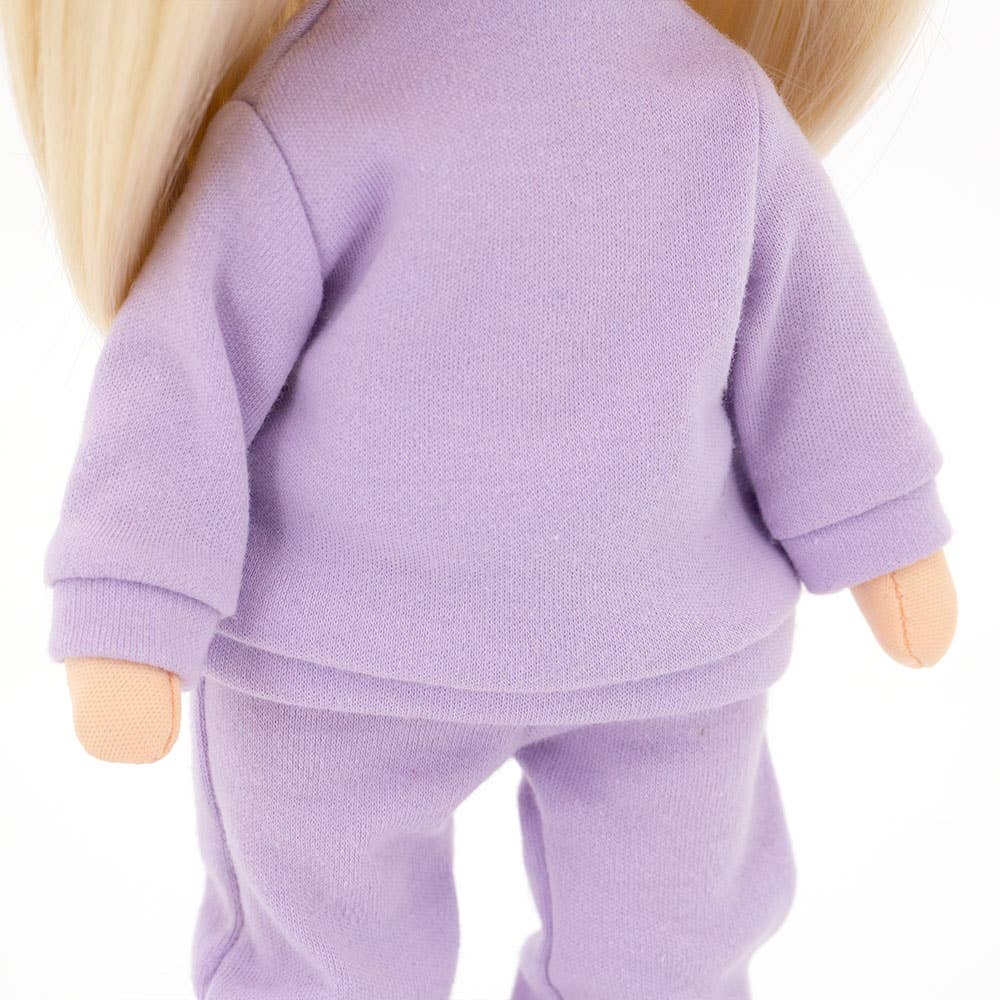 Ensemble de vêtements : survêtement violet, 28 cm