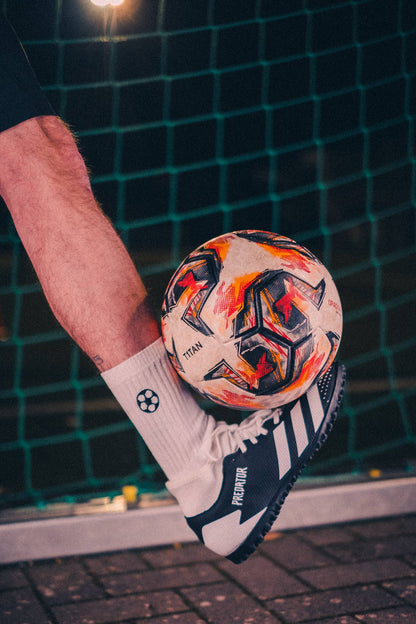 Chaussettes football Charles motif ballon brodé