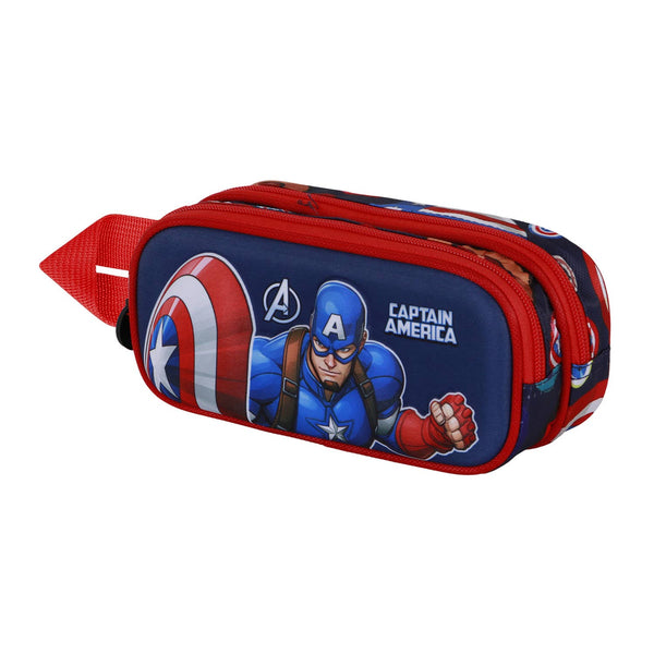 Marvel Captain America Patriot 3D dubbele etui