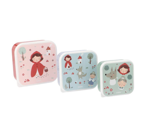 3 Little Red Riding Hood Lunch Boxes