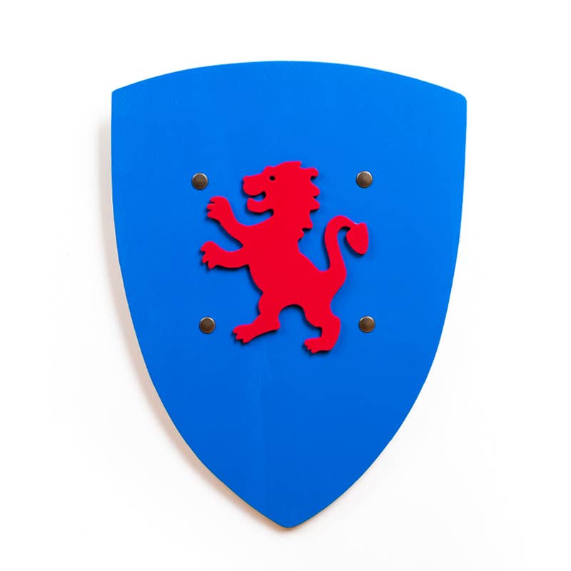 BOUCLIER KAMELOT BLEU AVEC LION L - KALID MEDIEVAL