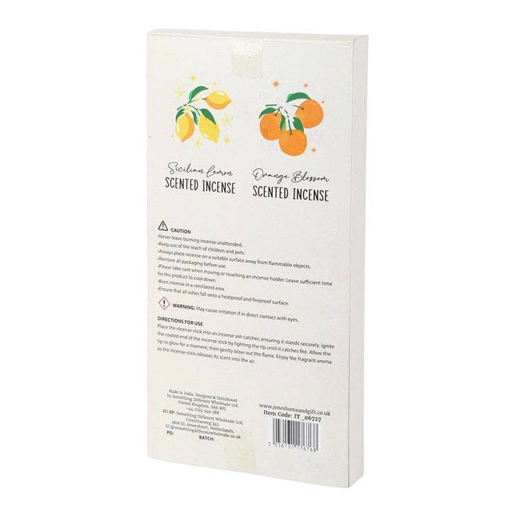 Lot de 2 packs de bâtonnets d'encens «Italian Summer»