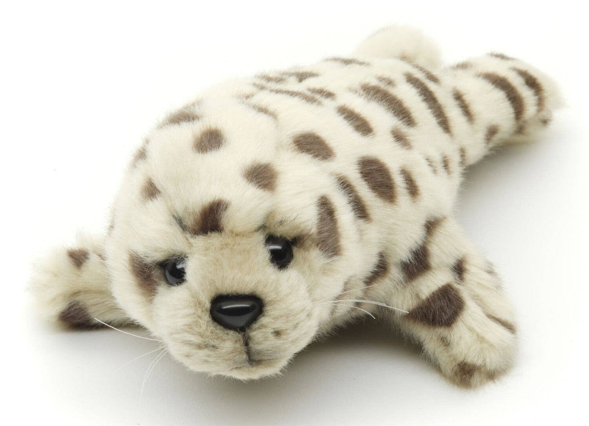 Peluche Bébé Phoque à Pois Gris