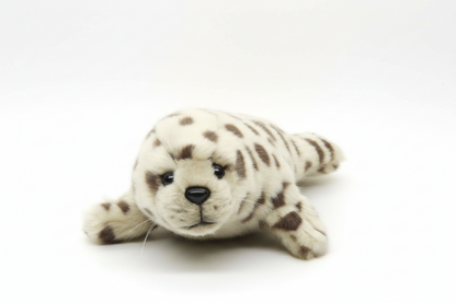 Baby Seal Plush Toy (with grey polka dots)