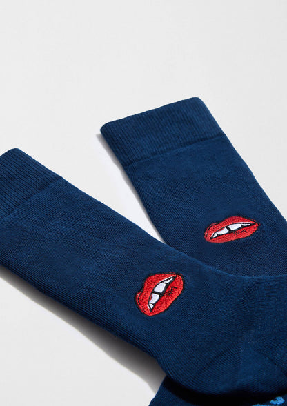 Chaussettes brodées BeLips