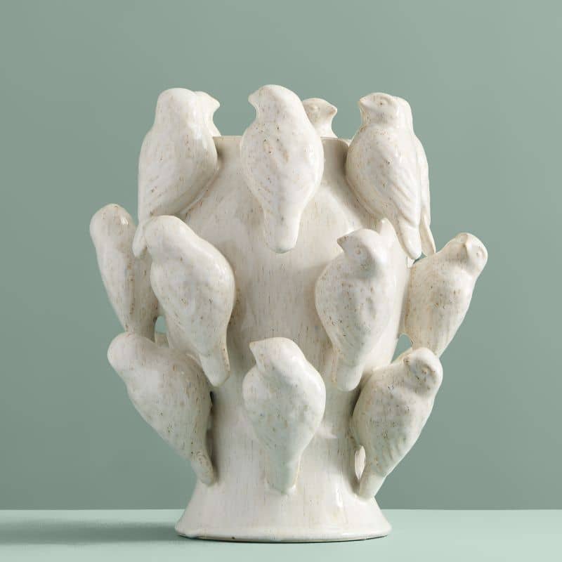 Vase M. Oisillon Blanc