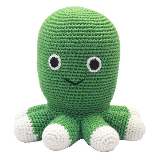 Peluche en Crochet - Pieuvre verte