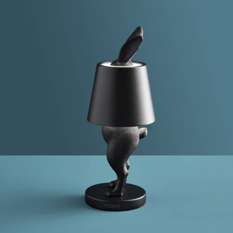 Hiding Rabbit LED Table Lamp, Black
