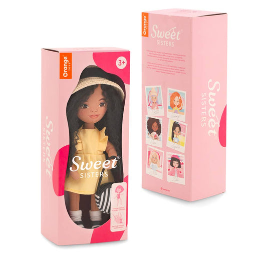 Tina doll with yellow dress, 32 cm