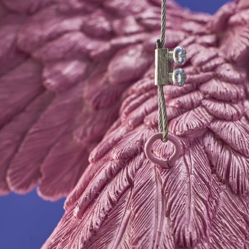 Plafonnier Perroquet rose