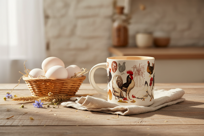 Mug Poules de basse-cour (430 ml)