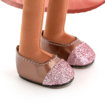 Tina-pop in een roze jurk met pailletten - 32 cm