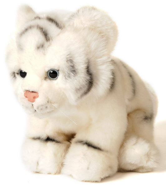 White Tiger Plush Toy, Sitting