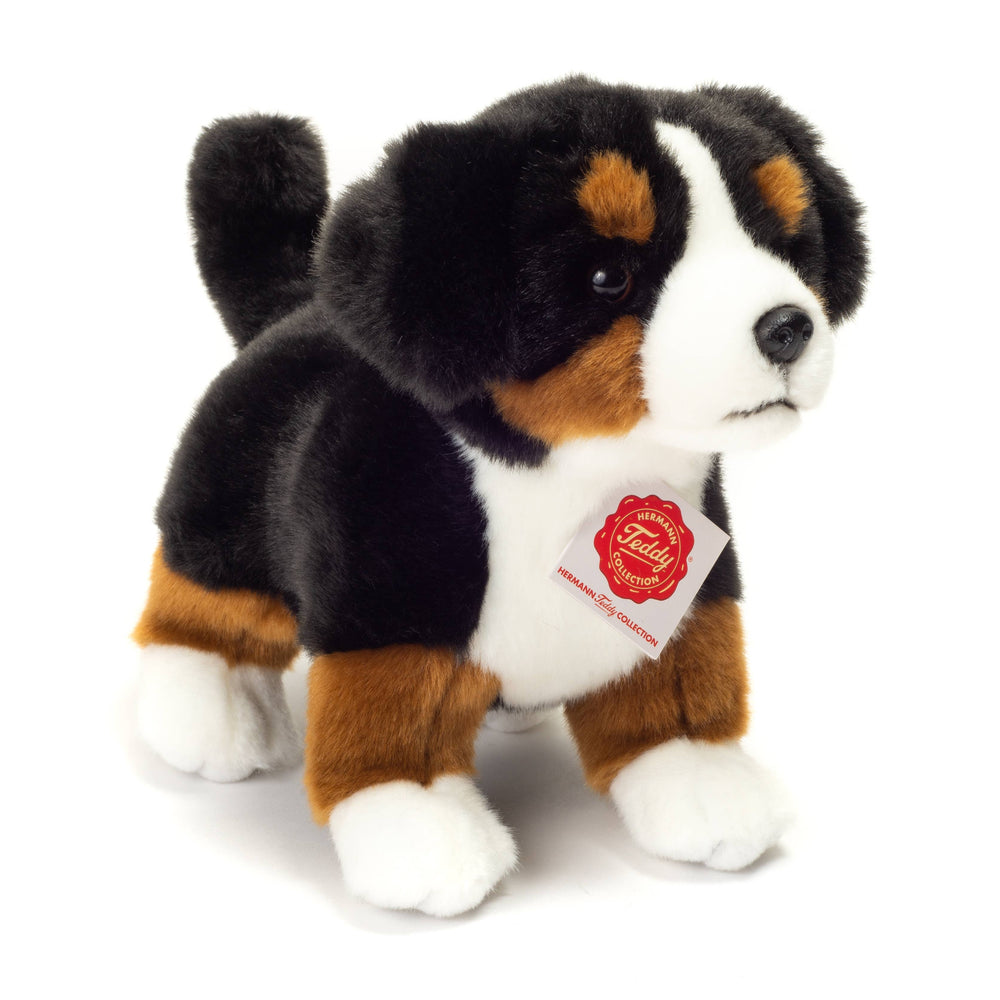 Peluche Chiot Bouvier Bernois Debout – 23 cm